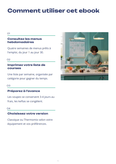 Menus Ramadan IG Bas – 60 Recettes & Plan 30 Jours PDF