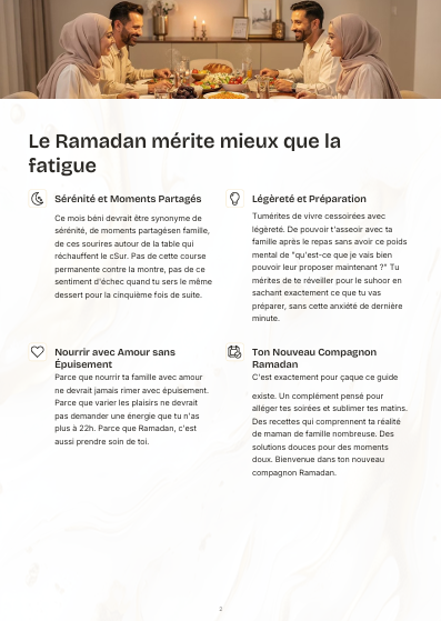 Dessert & Suhour Ramadan – Recettes Saines et Gourmandes (Ebook PDF)